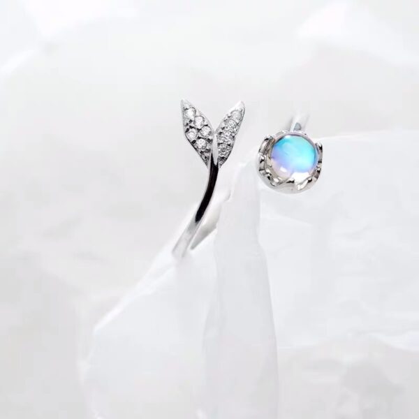Silver Cute Fishtail Ring