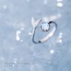 Silver Cute Fishtail Ring - Image 2