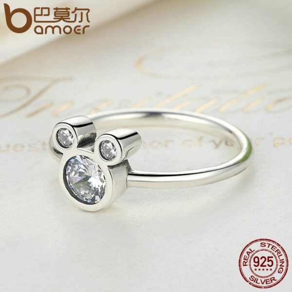 Silver Miky Mouse Ring - Image 2
