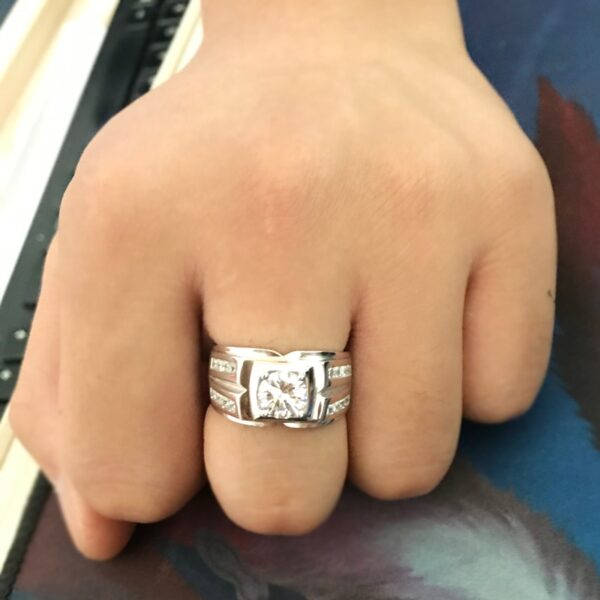 Silver Ring For Men - Image 2