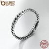 Silver Stackable Ring - Image 3
