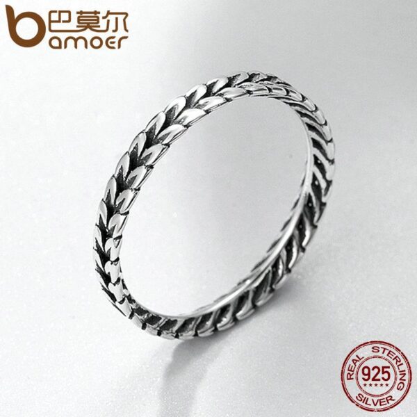 Silver Stackable Ring - Image 3