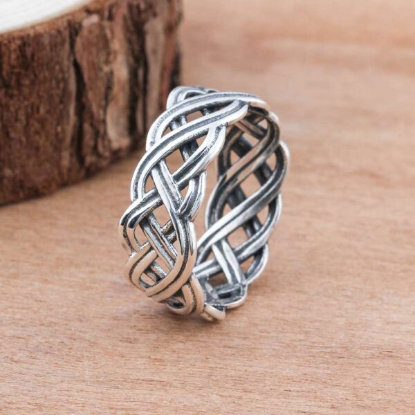 Silver Unisex Ring - Image 2
