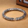 Vintage Silver Bracelet For Men - Image 3