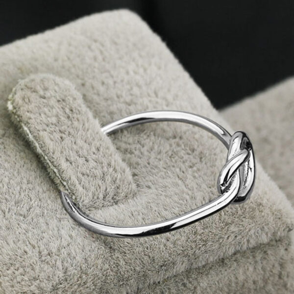 Silver Knot Ring - Image 2