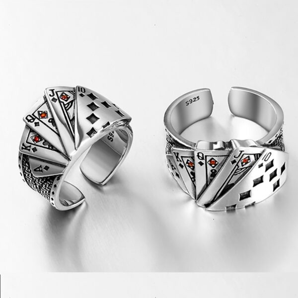 Zirconia Silver Ring For Men