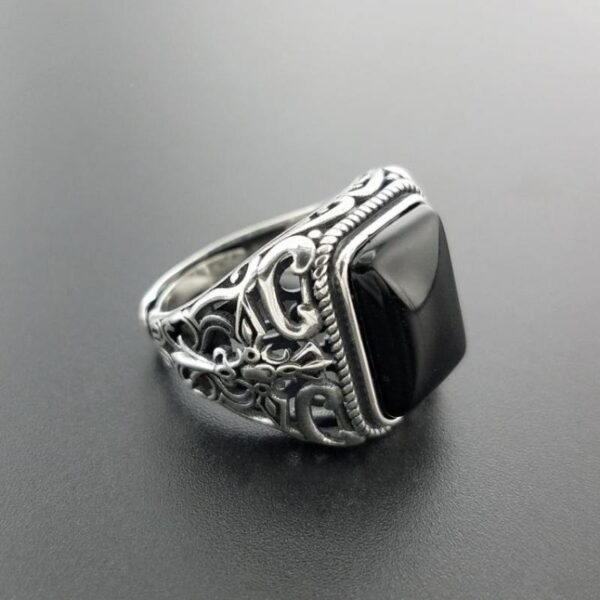 Vintage Silver Ring Unisex - Image 2