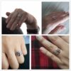 Unisex Tree of Life Silver Ring - Image 2