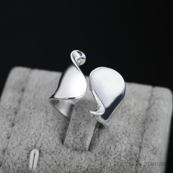Silver Unique Ring - Image 2