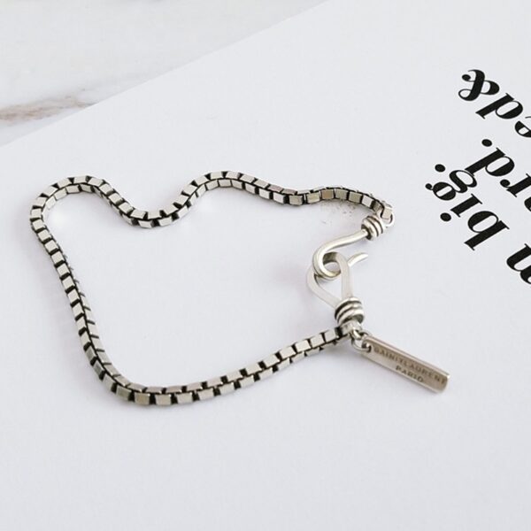 Silver Bracelet Punk Style