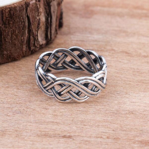 Silver Unisex Ring - Image 3