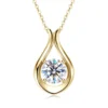 Moissanite Silver Pendant Necklace - Image 4