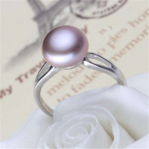 Silver Pearl Ring - Image 2